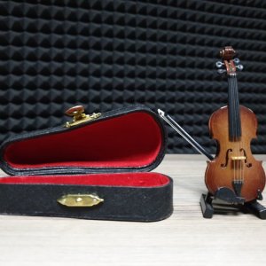 Model Minyatür Keman Çantalı