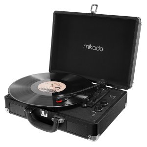 Mikado Nostalgia MN-P317 Siyah Pikap+Rca+Bluetooth Destekli Müzik Kutusu