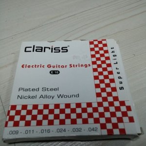 Clariss E10 Elektro Gitar Teli Takım