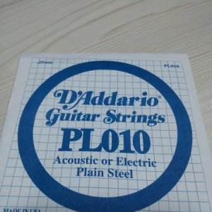 DADDARIO  PL010 Elektro-Akustik Tel