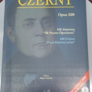 Czerny 100 Op.599 ilk Piyano Öğretmeni(CD'li) 100 Alıştırma
